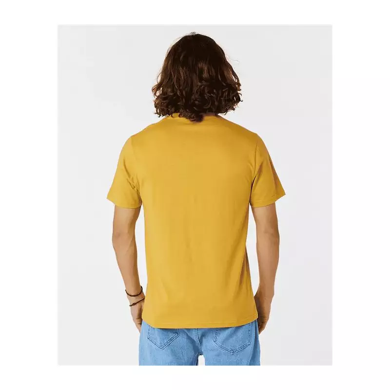Teeshirt RIPCURL Down The Line Stripe S/S Tee Mustard Gold