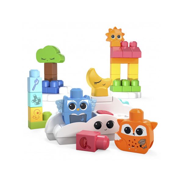 Mega Bloks Levantar e Dormir Lâmpada de Noite 30 Peças - HTH43