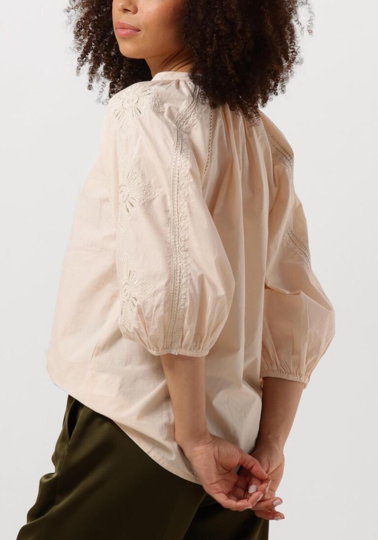 beige aimee the label blouses kelly