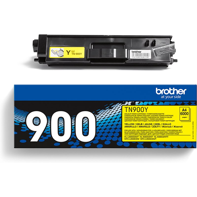 Brother TN-900Y - Cartouche de toner originale – Jaune