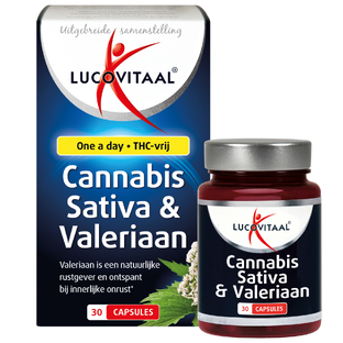 Lucovitaal Cannabis Sativa & Valeriaan 30CP
