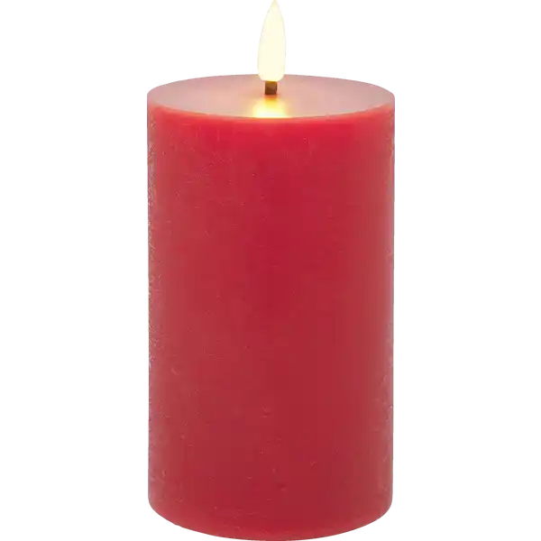 LED Kerze 3D Flamme 12,5 cm rot