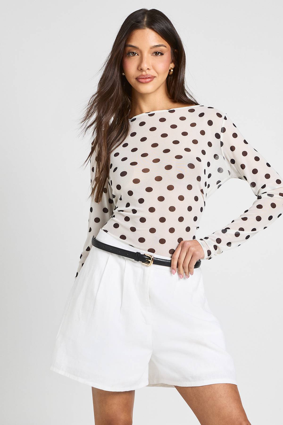 boohoo Short Long Tailleur En Lin
