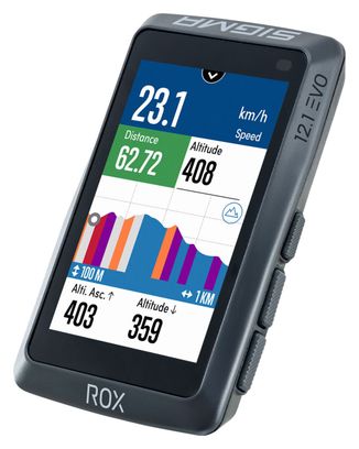 Compteur GPS Sigma Rox 12.1 Evo Pack Capteurs Cardio / Vitesse / Cadence