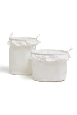 Alice & Fox DEMI Oppbevaringskurver 2-pack, Hvit
