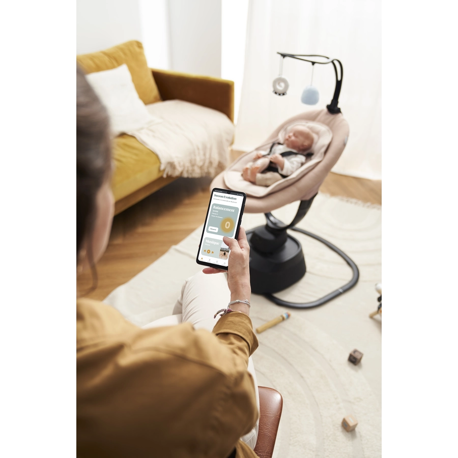 babymoov Elektrische Babyschaukel Swoon Evolution Connect