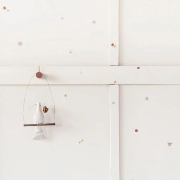 Bibelotte Confetti Muurstickers Koper