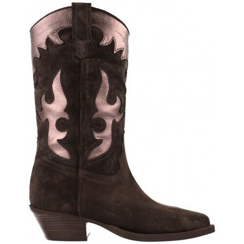 Alpe - Botas Camperas o Tejanas Mujer de Alpe Team 2088 Alpe Western Marrón