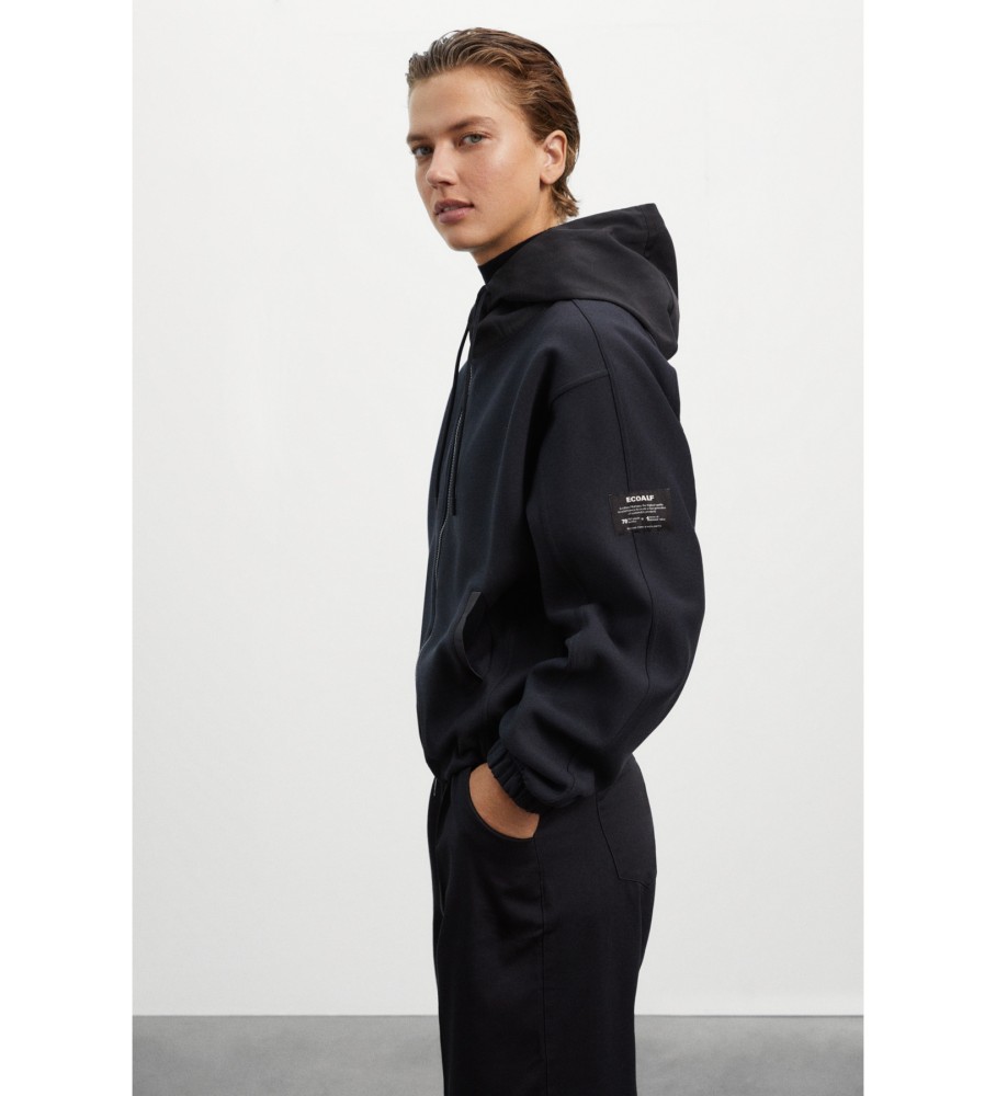 Moletom preto ECOALF Kamet