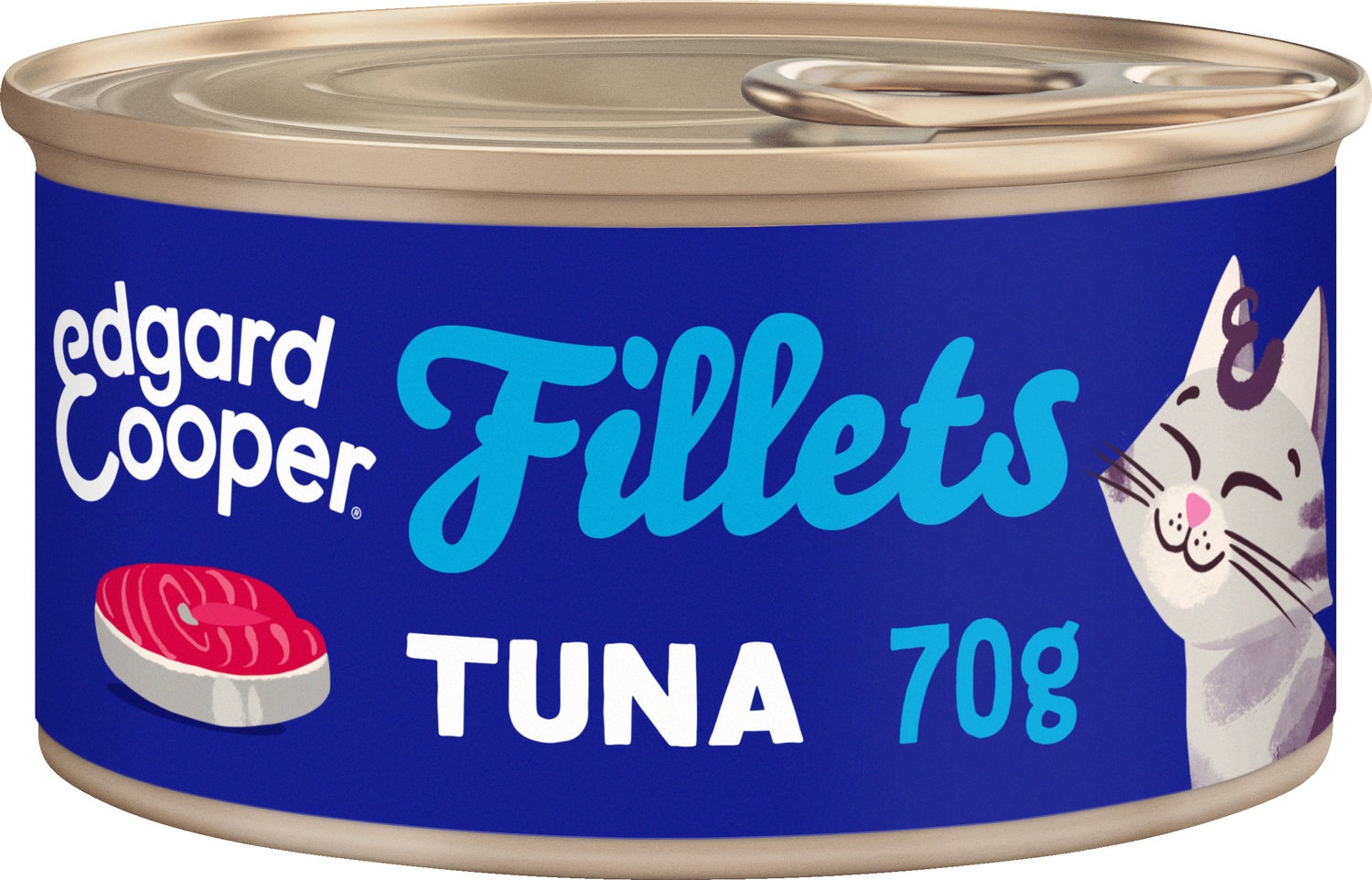 Edgard & Cooper kattenvoer fillets tonijn 70 g