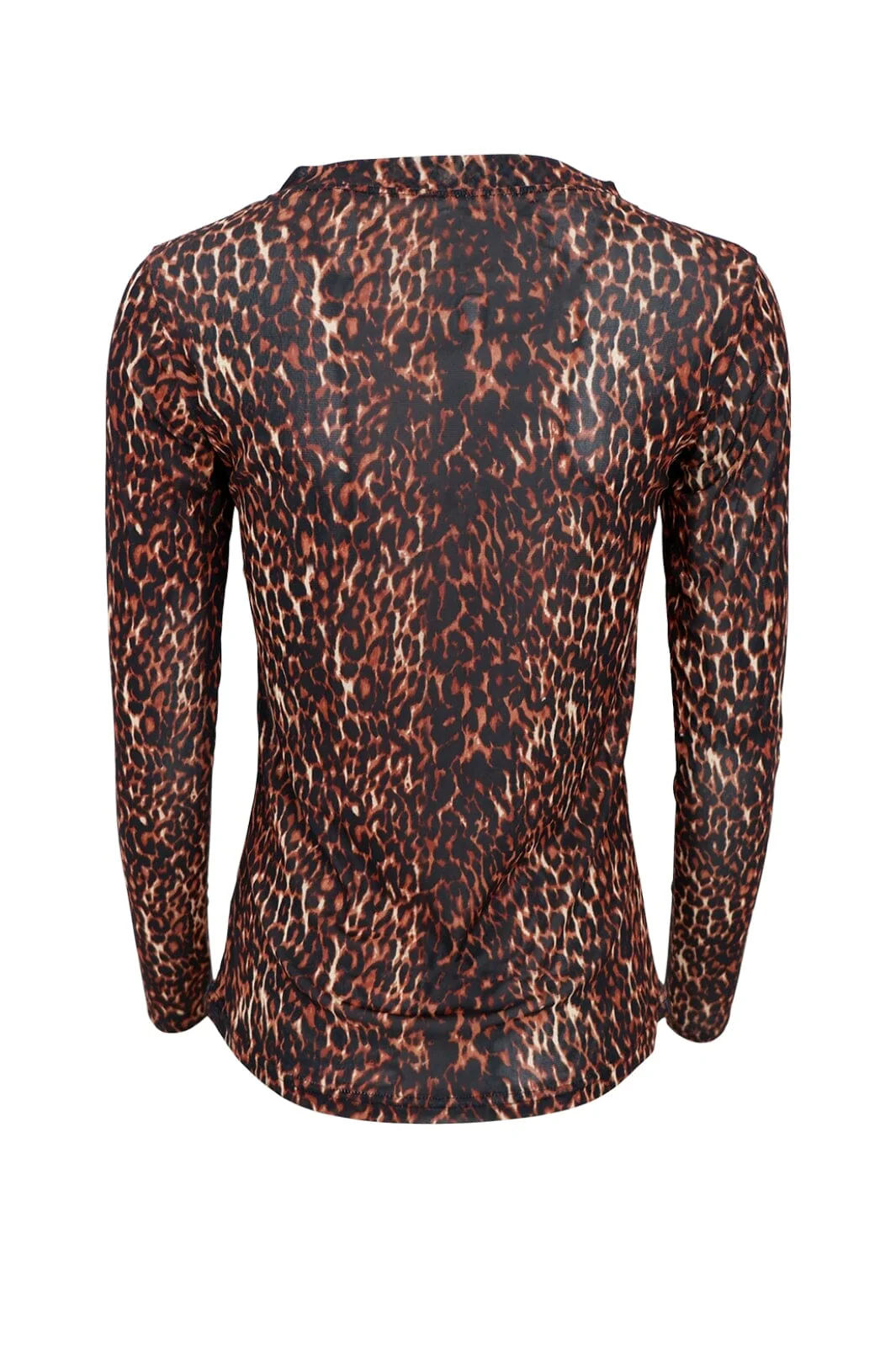 Black Colour Bcannie Mesh Blouse shirts musthaves brown leo