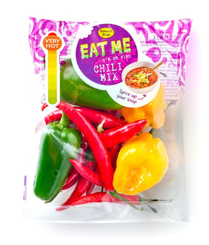 Chili mix, Beutel