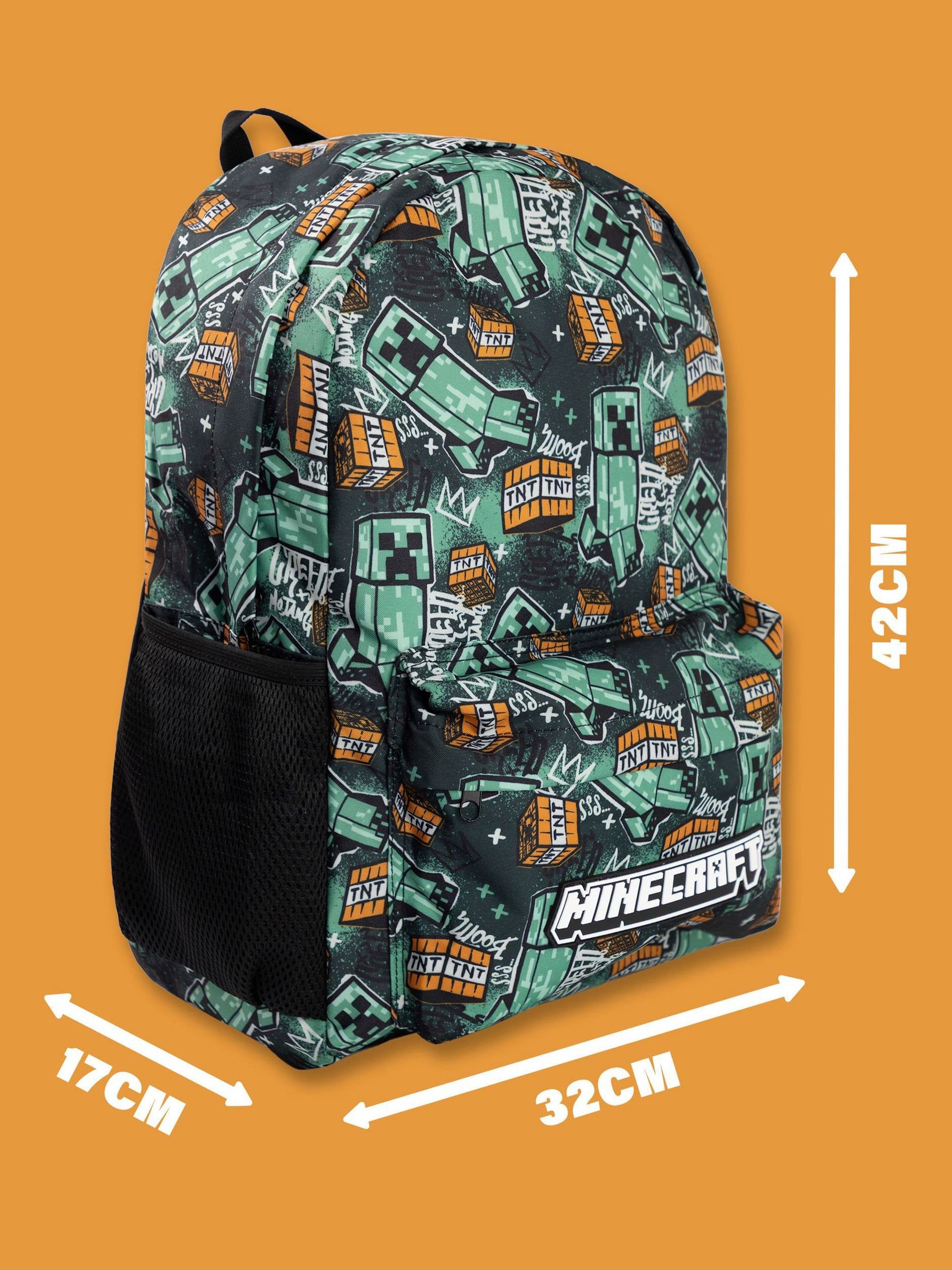 Vanilla Underground Minecraft Unisex Kids Multicoloured Backpack