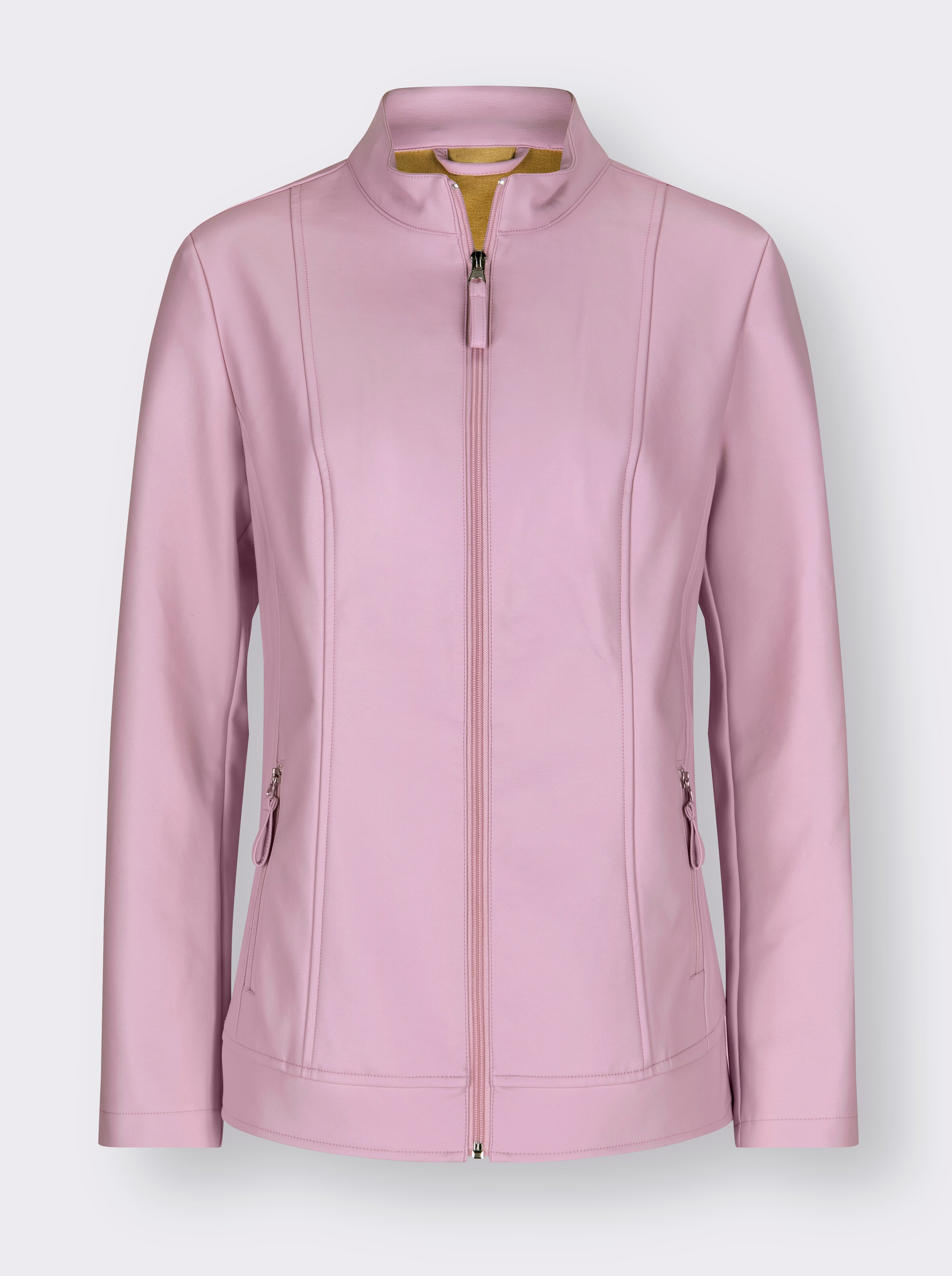 Lederimitatjacke mit PU-Beschichtung, pflegeleicht