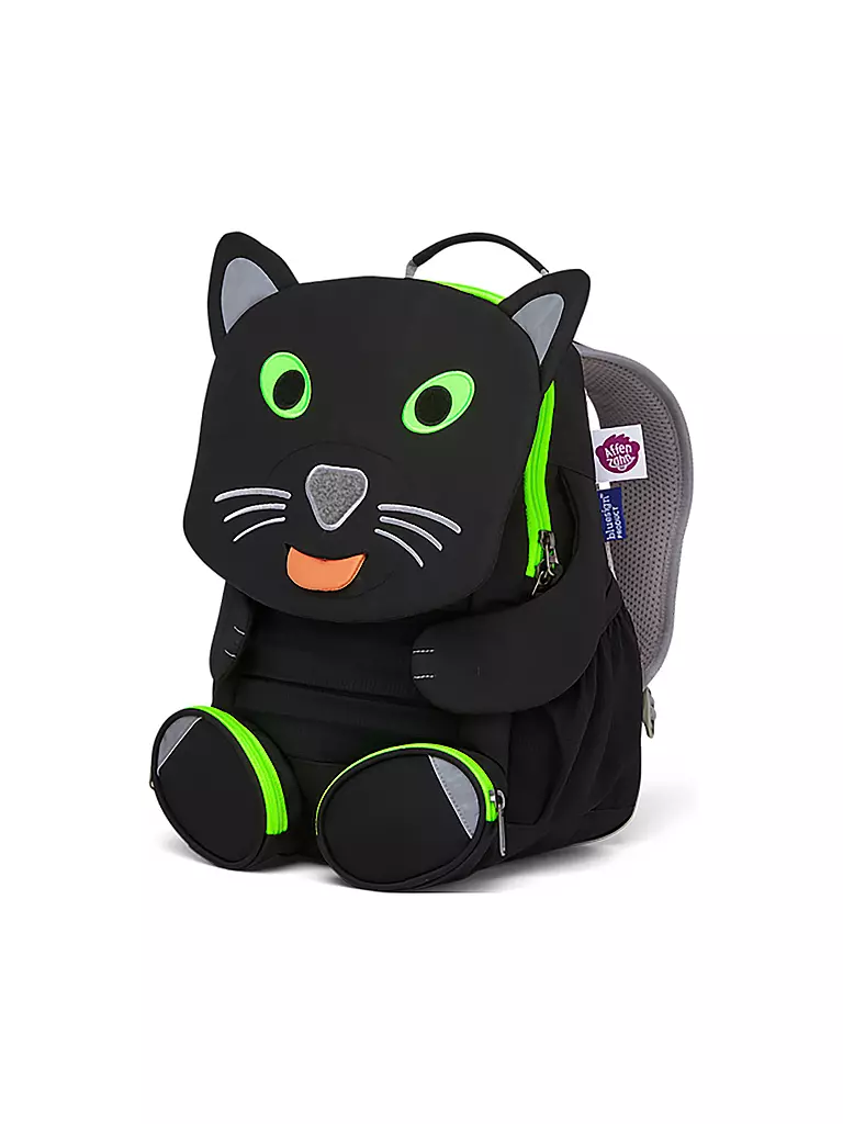 AFFENZAHN Kinder Rucksack Große Freunde - Black Panther schwarz