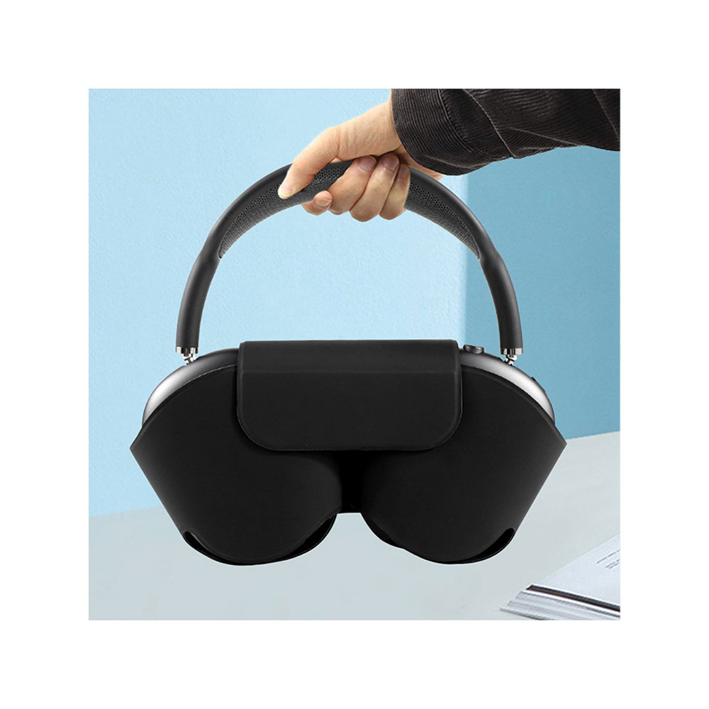 AirPods Max (2024) / AirPods Max Magnetische Silikon Schutztasche Aufbewahrungs Case - Grau (Lavendel)