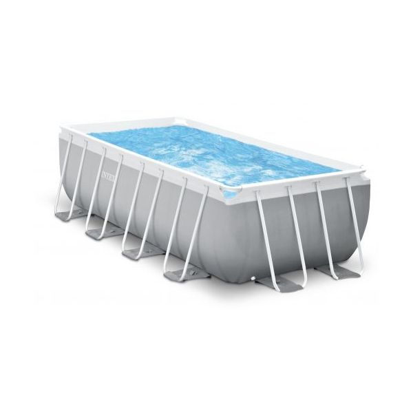 Intex Piscina Frame Pool Set Prism Rectangular 400 X 200 X 122cm Hellg - 126790GN