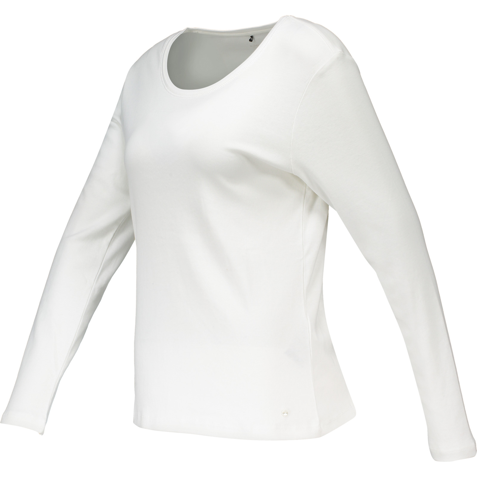 Olsen Damen-Langarmshirt uni offwhite, 36