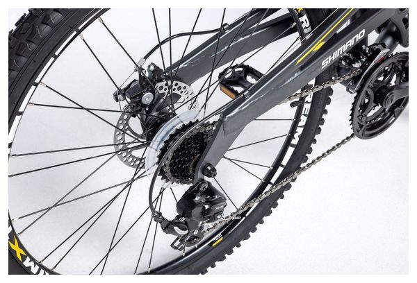Moma Bikes Vélo VTT GTT26  5.0 Aluminium  SHIMANO 24V Freins a Disque Suspension Avant