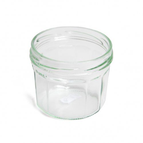 Inmaakpot met facetten, deksel apart verkrijgbaar, 200 ml