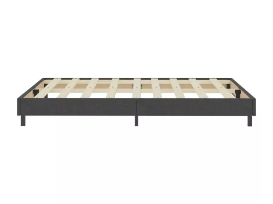 Sommier tapissier Gris Tissu 180 x 200 cm
