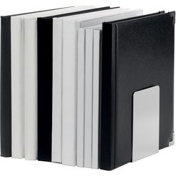 Serre-livres, en aluminium, (L)100 x (P)100 x (H)130 mm