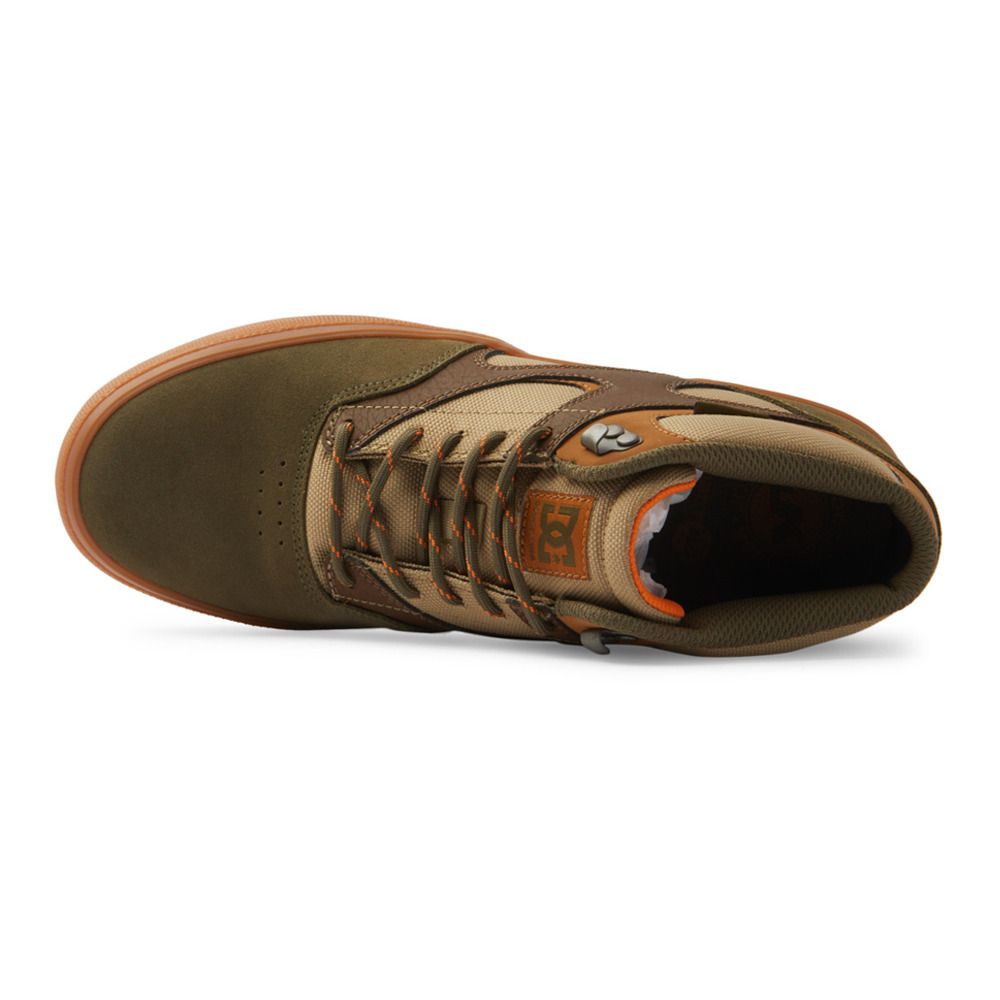 DC Shoes KALIS VULC MID - Sneakers Homme brown/dk chocolate