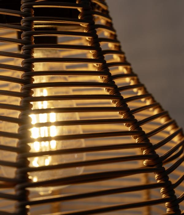 Dehner Solar-Hängelampe Mila, ca. Ø26/H22 cm