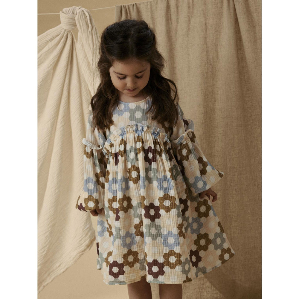 Køb Lil'Atelier Coconut Milk Nmftalia Ls Loose Kjole Lil