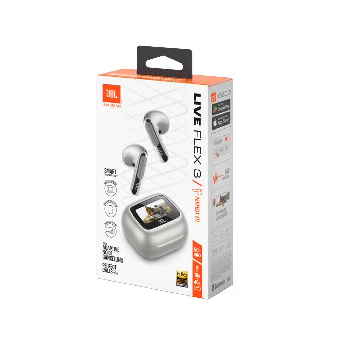 JBL - Live Flex3 True Wireless Silver