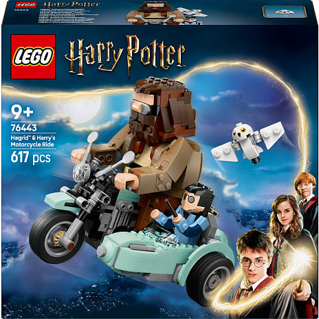 LEGO Harry Potter Hagrid og Harrys motorcykeltur 76443