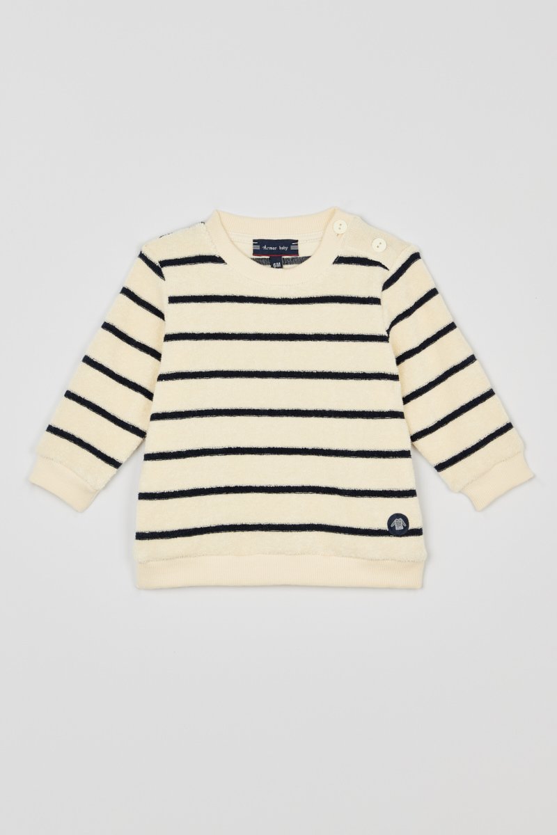 Pyjama rayé Baby - coton bouclette