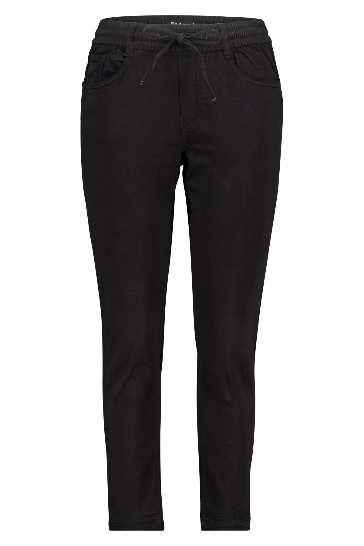 Denim jogger broek Zwart