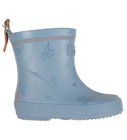 CeLaVi Gummistiefel - Short - Smoke Blue m. Print