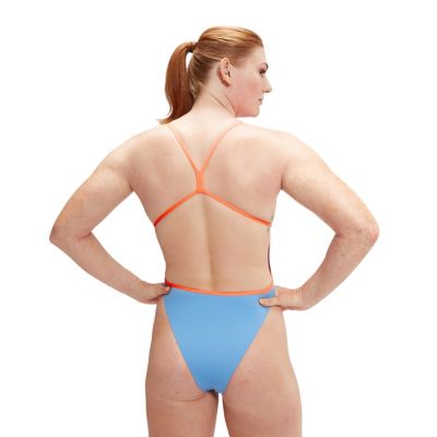 SpeedoSolid V-Back - blau
