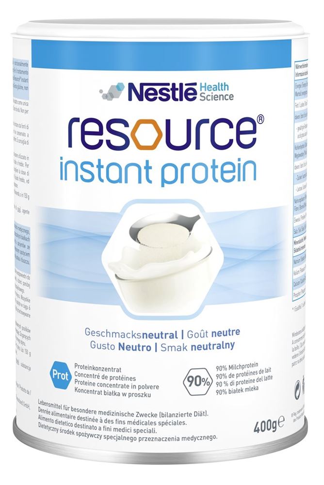 RESOURCE Instant Protein<br>400 g, Dose, Pulver zur Herstellung einer Lösung zum Einnehmen