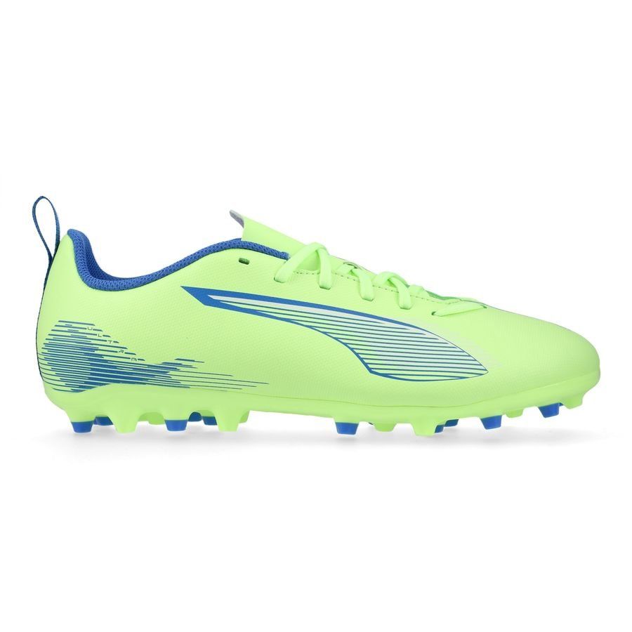 PUMA Ultra 5 Play MG Lights Out - Fizzy Apple/Blanc/Bleu Enfant