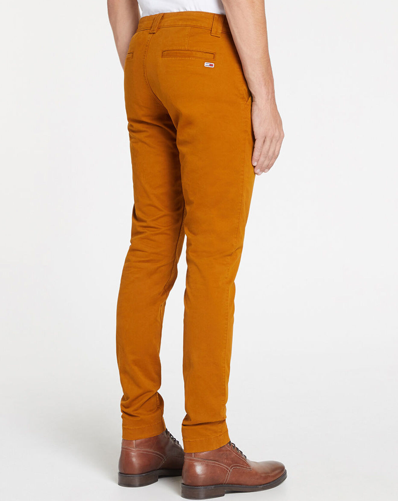 Tommy Jeans Pantalon chino Scanton caramel