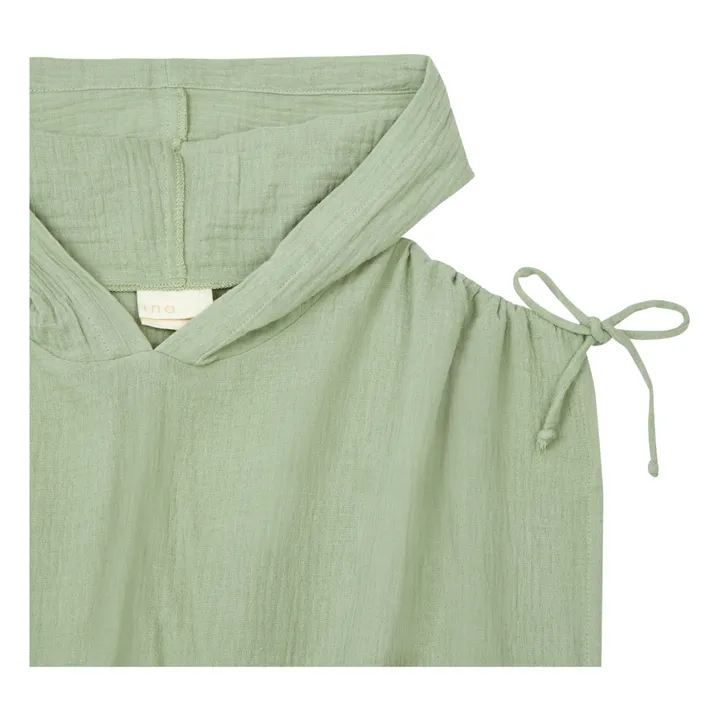 Ina Swim Poncho Gaze de Coton Lepos | Sauge