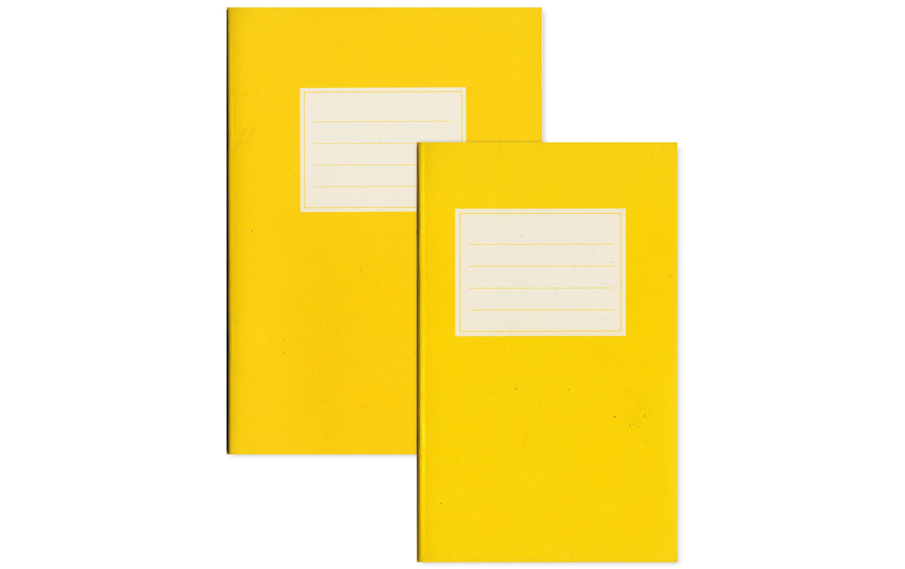 Office Focus B6, Liniert, Gelb, 25 StückB6-Aufgabenheft