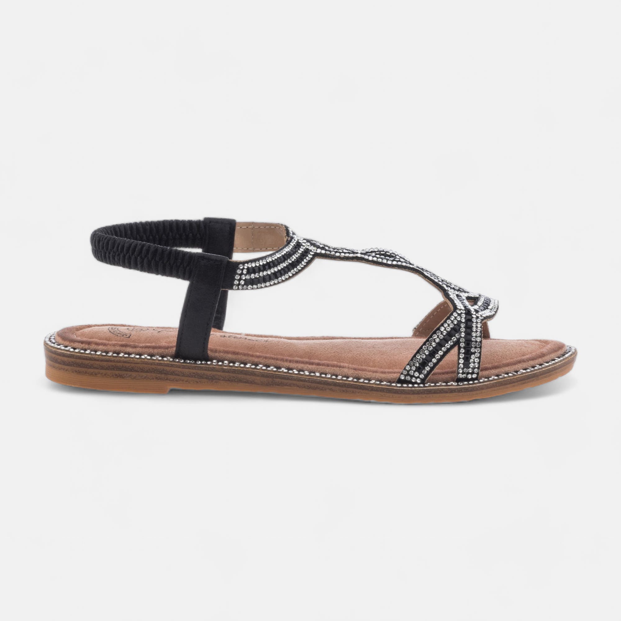 Nu-pieds Femme noir