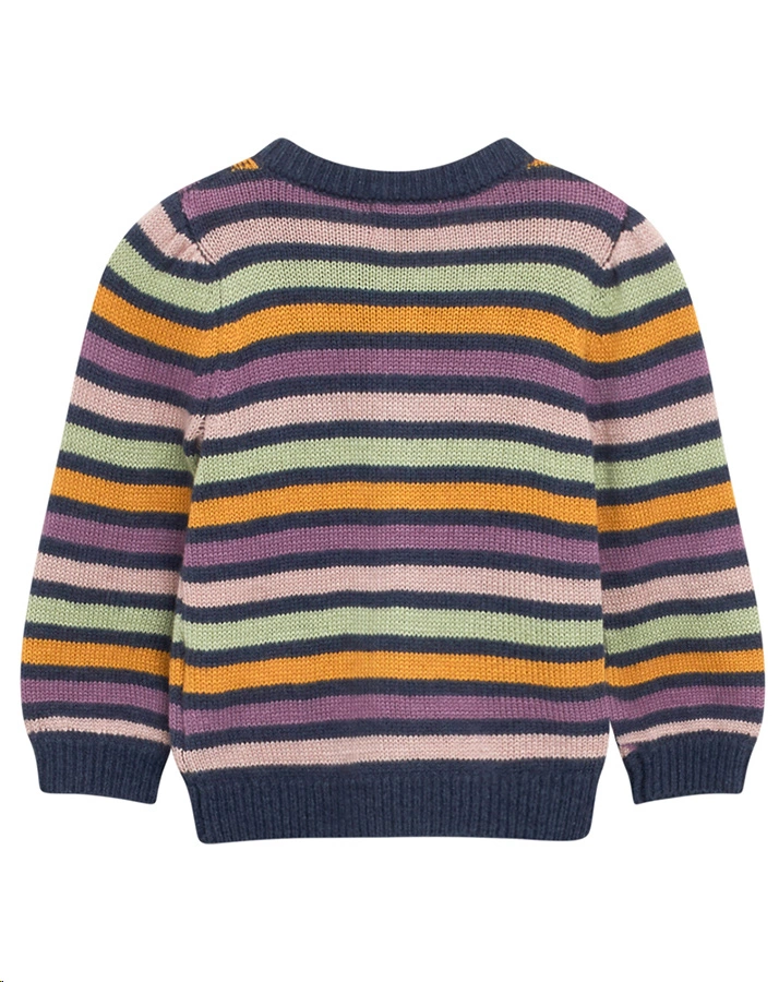 Strickjacke BABY FULL STRIPED mit Wolle in art multicolour