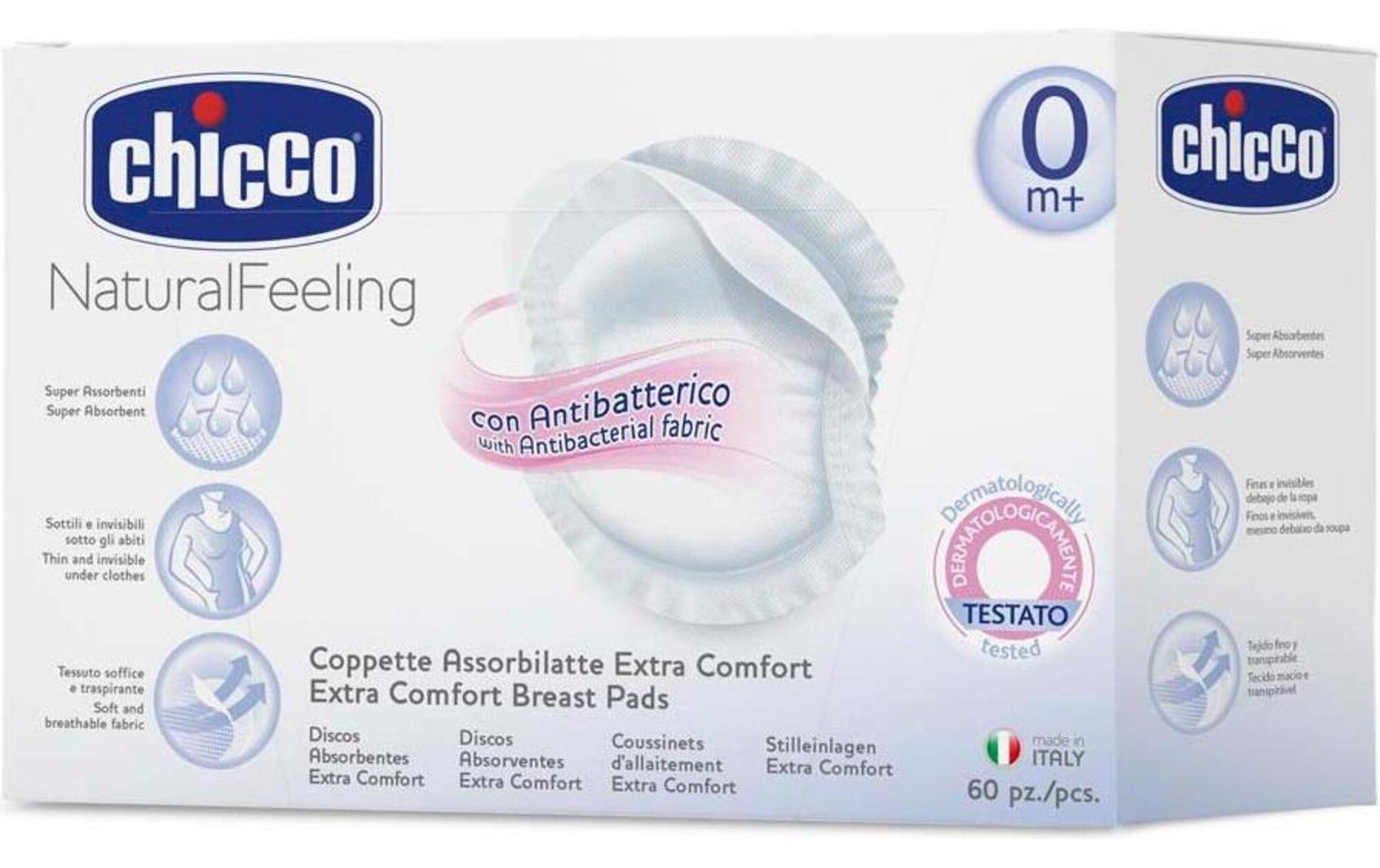 Brustpads Stilleinlagen antibakteriell 60 Stück WeissAntibakterielle Stilleinlagen