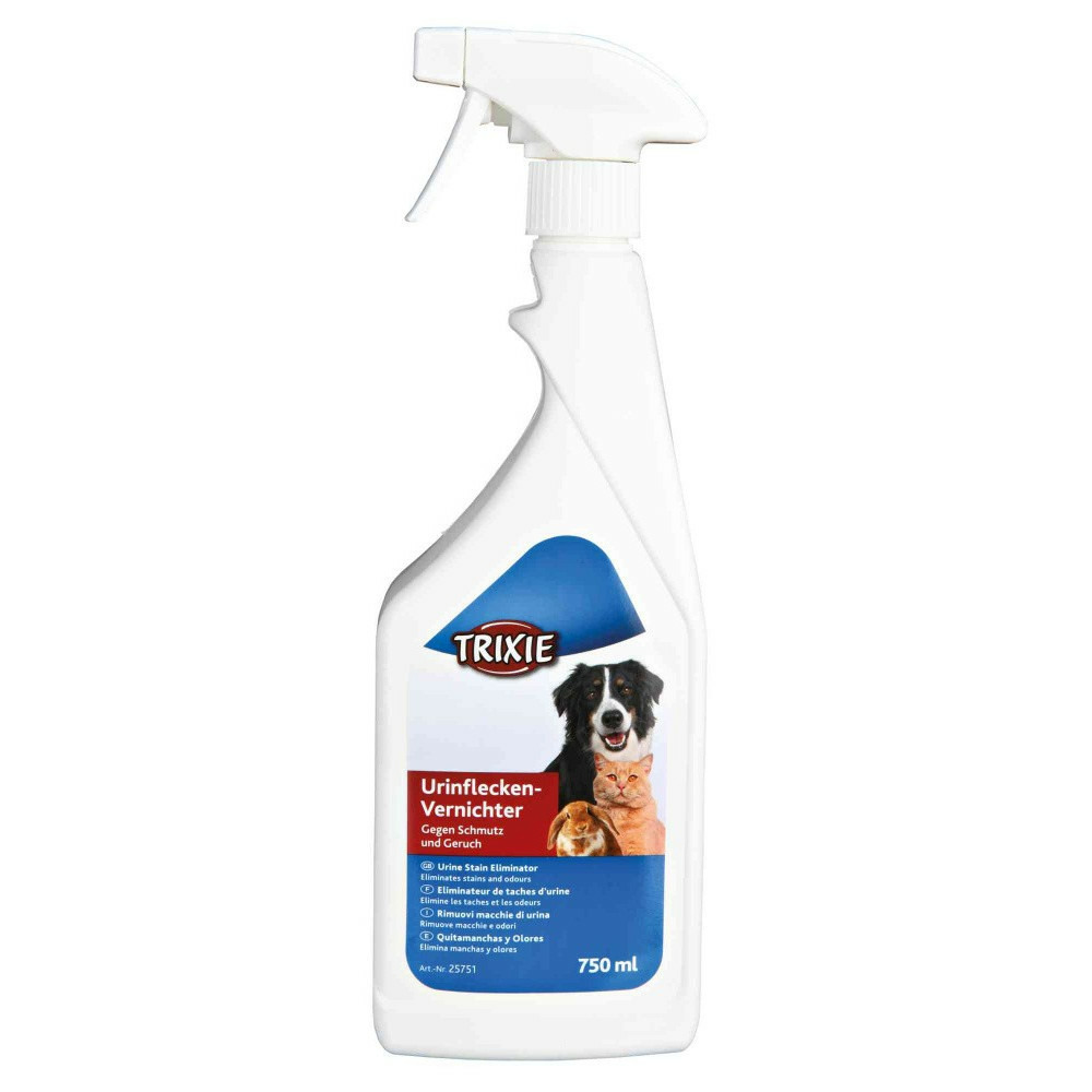 Un éliminateur de taches d'urine de 750 ml.