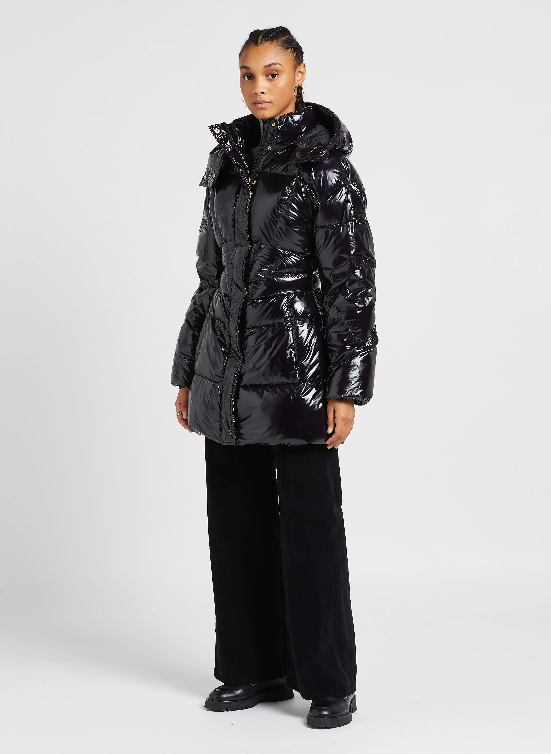 COPYRIGHT - Doudoune longue oversize | Noir