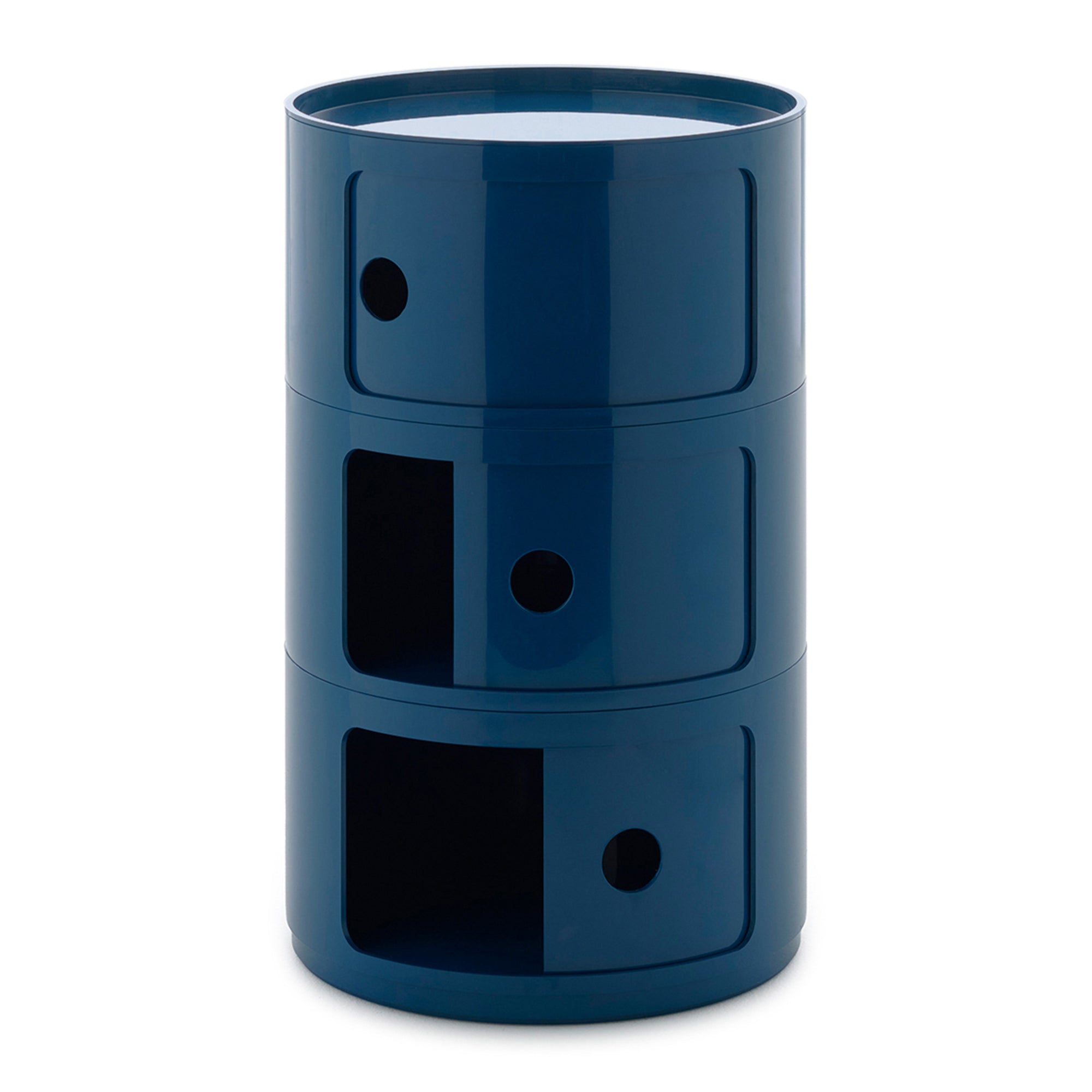 Kartell Componibili Kast Ã 42 cm - 3 Modules - Blauw