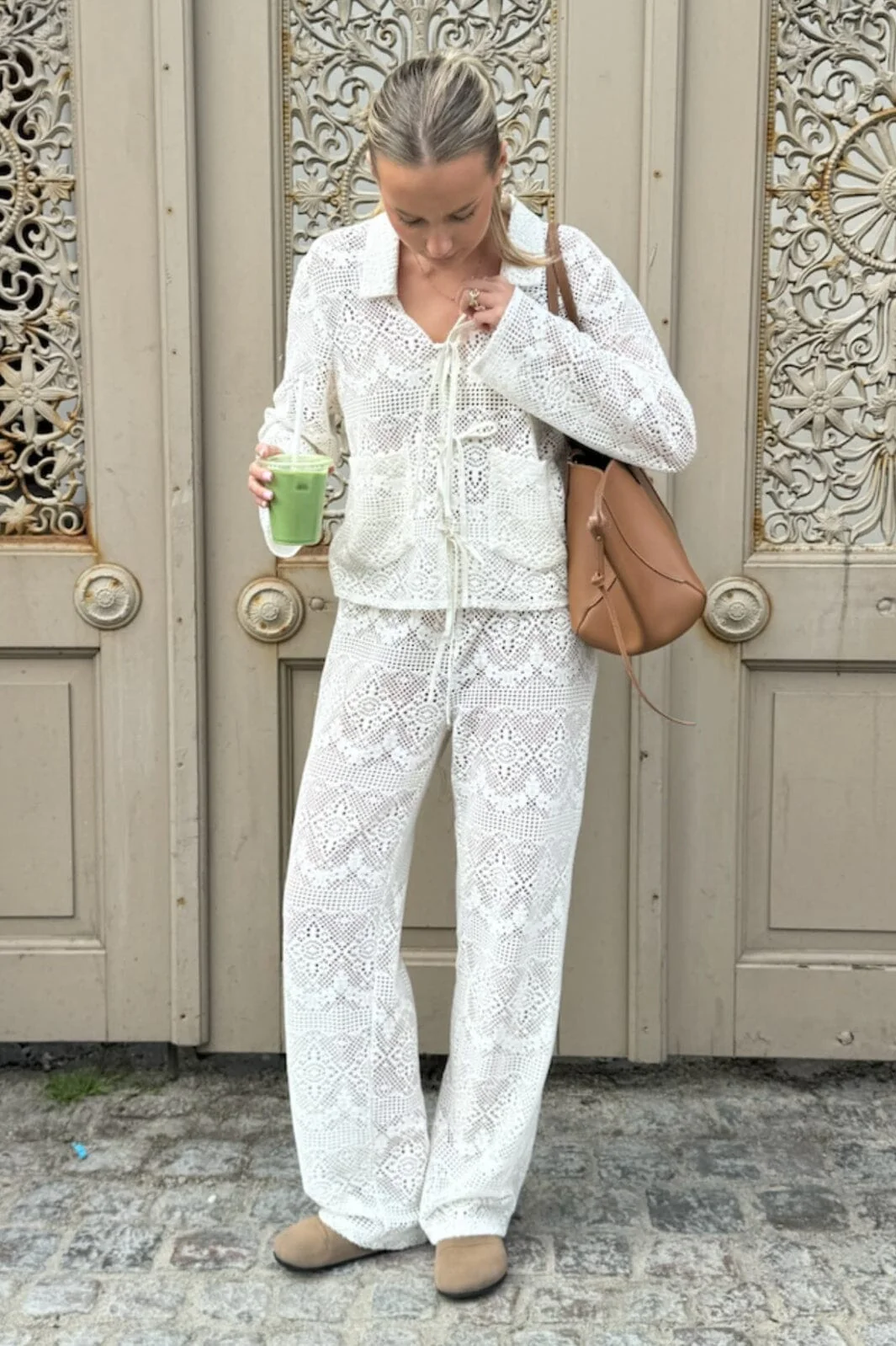 BYIC Zhannaic Pants wk white knit