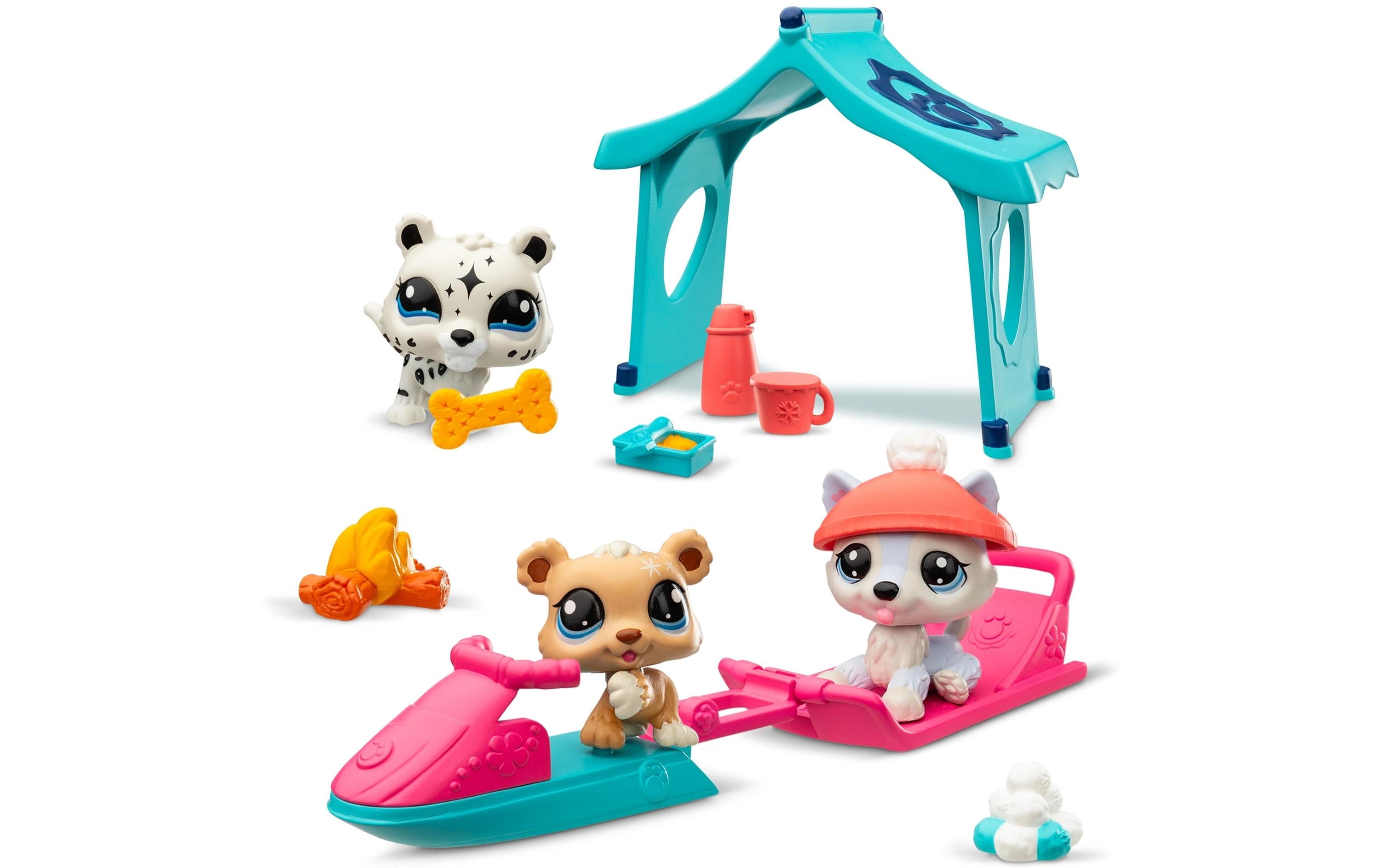 Littlest Pet Shop Set Pets Schnee & AccessoiresÜberraschungstier mit Accessoire
