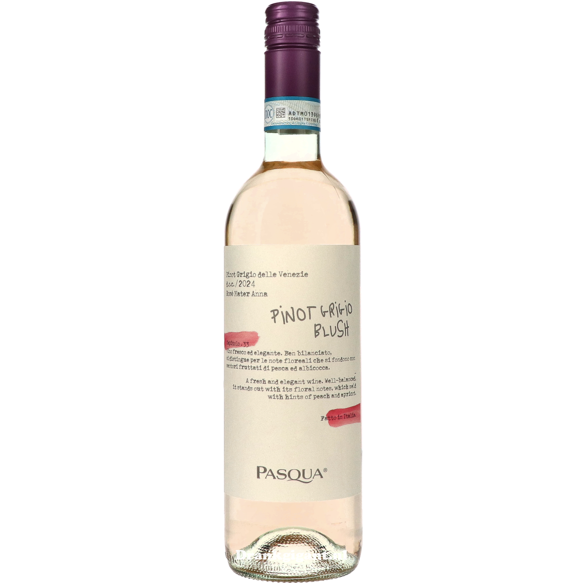 Pasqua Pinot Grigio Rose Mater Anna 75 cl