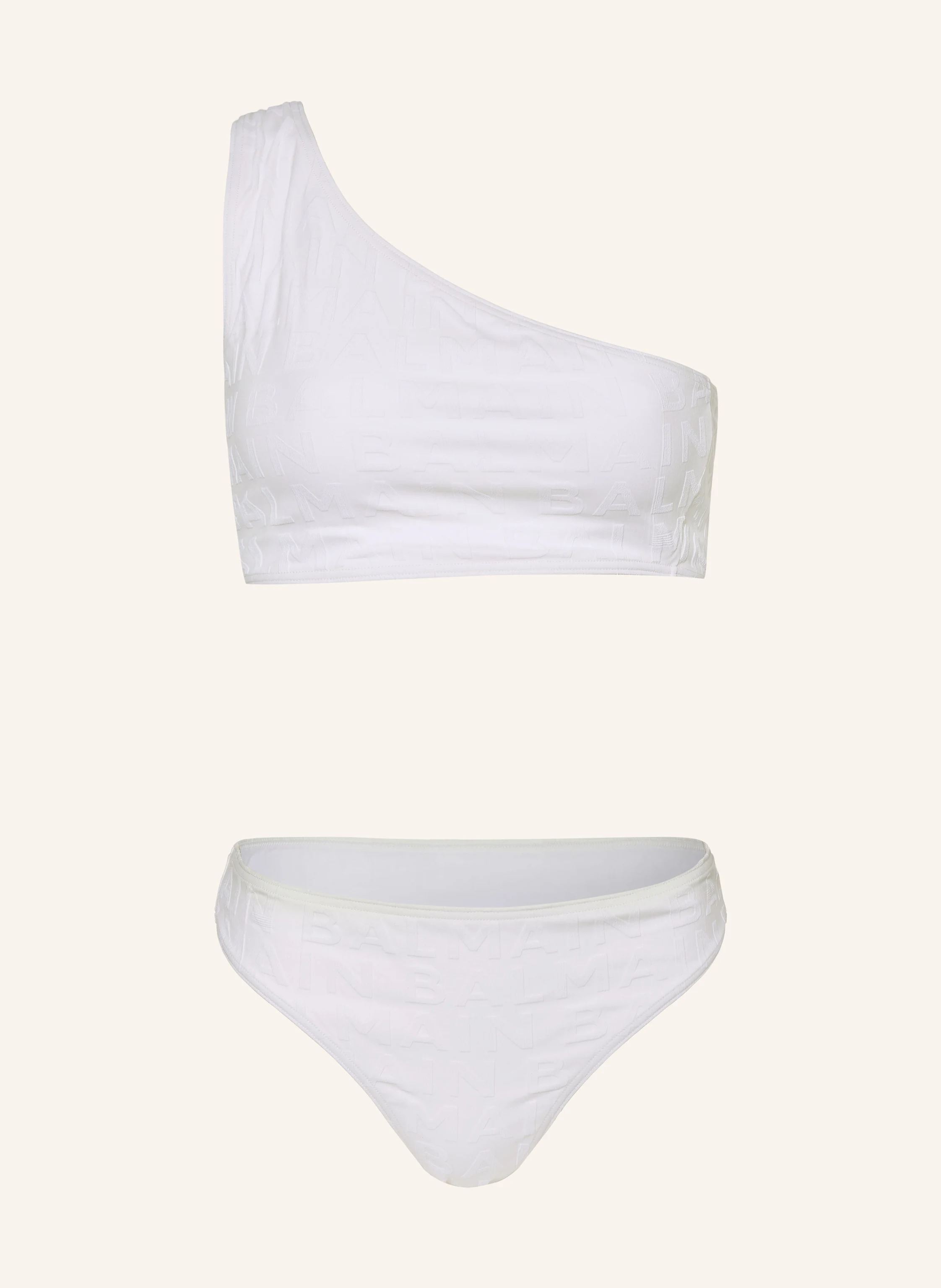 BALMAIN One-Shoulder-Bikini